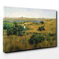 Leinwandbild 50,8 x 35,6 cm (50 x 35 cm) William Merritt Chase Sonnenlicht und Schatten Shinnecock Hills – Leinwand Wandbild Bild fertig zum Aufhängen