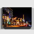 BIG Arty Pie Las Vegas Strip Skyline Nevada USA 3" Canvas Print, Multi-Colour, 30 x 20-Inch