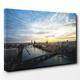 Canvas Print 30 x 20 Inch (76 x 50 cm) Big Ben Houses of Parliament London Skyline - Canvas Wall Art Picture Ready to Hang