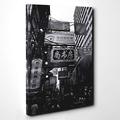 Big Box Art Canvas Print 30 x 20 Inch (76 x 50 cm) New York City Street Empire State Building - Canvas Wall Art Picture Ready to Hang