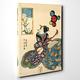 Big Box Art Canvas Print 20 x 14 Inch (50 x 35 cm) Utagawa Toyokuni Vintage Japanese Oriental Art (20) - Canvas Wall Art Picture Ready to Hang
