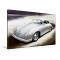 Calvendo Premium Textil-Leinwand 120 cm x 80 cm Quer, Porsche 356 A | Wandbild, Bild auf Keilrahmen, Fertigbild auf Echter Leinwand, Leinwanddruck: Porsche 356 A Coupe Technologie Technologie