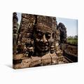 Calvendo Premium Textil-Leinwand 45 cm x 30 cm Quer Angkor Wat - Angkor Thom | Wandbild, Bild auf Keilrahmen, Fertigbild auf Echter Leinwand, Leinwanddruck