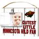 KH Sports Fan 1001101653 25,4 x 20,3 cm Minnesota Wild Clip It Verwitterte Baby Logo NHL Bilderrahmen