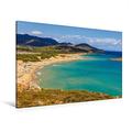 Calvendo Leinwand Spiaggia di Su Giudeu, Chia 120x80cm, Special-Edition Wandbild, Bild auf Keilrahmen, Fertigbild auf hochwertigem Textil, Leinwanddruck, kein Poster