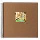 Goldbuch Spiralalbum, Bella Vista Trend 2, 29 x 28 cm, 40 schwarze Seiten, Leinen, Coffee Bronze, 23716