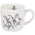 Wrendale Designs von Hannah Dale Out On The Town Tasse, Bone China Porzellan, Multi Farbe, 8,5 x 12 x 8 cm