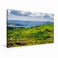 Calvendo Premium Textil-Leinwand 90 cm x 60 cm Quer View on Scariff Islands, Ring of Kerry, Irland | Wandbild, Bild auf Keilrahmen, Fertigbild auf Echter Leinwand, Leinwanddruck