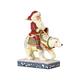 Heartwood Creek Bear With Me (Santa Riding Polar Bear)