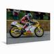 Calvendo Leinwand Yamaha YZR250 Baujahr 1986 120x80cm, Special-Edition Wandbild, Bild auf Keilrahmen, Fertigbild auf hochwertigem Textil, Leinwanddruck, kein Poster