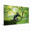 Calvendo Leinwand Eichhörnchen sammelt Moos für einen Waren Winterkobel 120x80cm, Special-Edition Wandbild, Bild auf Keilrahmen, Fertigbild auf hochwertigem Textil, Leinwanddruck, kein Poster