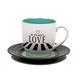 Thumbs Up Tassen-Set Lyrical Mug Love 2-Lennon & McCartney, Keramik, weiß 15.78 x 10 x 15.7 cm, 2-Einheiten