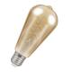 Crompton Lampen LED Leuchtmittel antique-bronze Spirale Filament, E27, 6 Watt