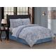 Avondale Manor Fresco 8-teilig Bed in a Bag Set, Blau, Queen