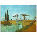 ArtPlaza Van Gogh Vincent - Bridge at Arles, Dekorative Paneele, Holz, Mehrfarbig, 80 x 1.8 x 60 cm