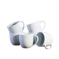 Porzellan Granvogl 6er Set Kaffeetassen aus hochwertigem Porzellan, weiß, 9.00 x 9.00 x 9.00 cm, 6 Einheiten