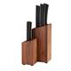 Paul Wirths Design Messerblock-Set mit 5 Messern, Akazienholz, 2-in-1, PURA