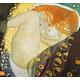 Kunstdruck auf Leinwand. Danaë. Bild von Gustav Klimt