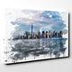 Arty Pie Canvas Print 20 x 14 Inch (50 x 35 cm) New York Manhattan Buildings Skyline V3, Wood, Multi-Colour, 20 x 14-Inch