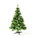 Best Season PE/PVC-Weihnachtsbaum 150 cm, mit Beleuchtung, 100, Plastik, Grün, 90 x 90 x 150 cm