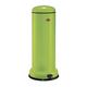 Wesco AbfallSMLR Big Baseboy Abfallsammler, Edelstahl, Limegreen 38 x 38 cm