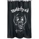 Motörhead Shower Curtain inkl. Ringen für den Vorhang Duschvorhang Polyester Schwarz 180 x 200 x 0.1 cm