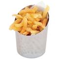 Garcia de Pou 12 Einheit Mini Tassen Haben, für Pommes Frites in Box, 8,5 x 8,5 cm, Edelstahl, Silber, 30 x 30 x 30 cm