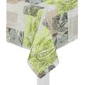 Wirth Tischdecke Jolanda mit Kuvertsaum, Polyester, Grün, 85 x 85 cm,