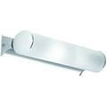 viokef Lighting 4052400 Wandleuchte 1/L Fibi, Glas/Chrom, E14, weiß/nickel, 21 x 9 x 6