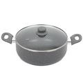 Keten Luigi Ferrero FR-3322M Marble Cooking Pot, 22cm, Aluminium, Grau, 22 cm,