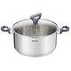 Tefal Daily Cook G71246 Kochtopf mit Deckel 24 cm, Edelstahl