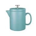 La Kaffeebereiter Barcelona modernes Keramik French Press Kaffeemaschine, 900 ml (1,5 Pints/6 Tassen) – Retro Blau