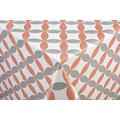 Tischdecke Lunar orange Tischtuch Tischwäsche Wachstuch pflegeleicht wasserabweisend Rechteckig 140 x 160 cm, PVC-Polyester, 55032, Venilia