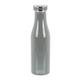 Lurch Thermo-Flasche für heiße und kalte Getränke aus Doppelwandigem Edelstahl, 0,5l, Perlgrau, 7.7 x 7.7 x 26.3 cm