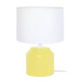 Tosel 65276 Fensterdeko Nachttischlampe, 1 Licht, Holz, E14, 40 W, gelb, 16 x 24 cm