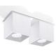 Sollux Lighting Quad 2 Plafond, Aluminium, Weiß