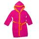 F&T T & F Bademantel Sport, 100% Baumwolle, Orange/Fuchsia, 8 – 10 Jahre