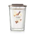 Yankee Candle Elevation Kollektion mit Plattformdeckel Große 2-Docht-Quadratkerze, Sweet Frosting