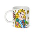 Disney by Romero Britto 6002655 Tasse Rapunzel, Mehrfarbig, Einheitsgröße