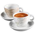 Ritzenhoff & Breker Espresso-Set Cornello, 4-teilig, Creme, 80ml