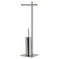 Sealskin Stand WC-Garnitur Tube, WC-Butler aus Metall, Farbe: Chrom