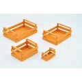 Bisetti Box/Tablett XS Birkensperrholz, Einheitsgröße, Orange