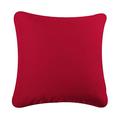 rucomfybeanbags 40 cm Kissen – Velourslederimitat (rot)