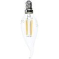 MÜLLER-LICHT Retro-LED Kerzenform (Windstoß), E14, Das Retro-Design bringt Das Glühlampen-Feeling Zurück in Ihr Zuhause, warmweißes Licht für eine angenehme Atmosphäre (2700 K), 4 W, 470 lm