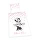 Bettwäsche- Set Disney's Minnie Mouse ,Kopfkissenbezug 70x90cm, Bettbezug 140x200cm, Renforcé, mit Qualitäts- Reißverschluss