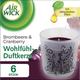 Air Wick Wohlfühl-Duftkerze Brombeere & Cranberry, Duftkerzen im Glas, Kerzenset, 6 Stück