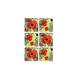 ATIYA 8.9090-A-6701 9x9 cm Retro Blumen Untersetzer 6-Set, Getränke, Weingläser, Wood, Multicolor