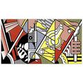 Artopweb TW21687 Lichtenstein - Peace Through Chemistry I Dekorative Paneele, Multifarbiert,73x40 Cm