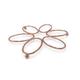 Fade 51477 Untersetzer Maison Copper Flower, Durchmesser 19 cm