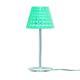 Guzzini Tiffany Lighting Tischleuchte Sea Blue, Ø 13,6 cm x H 31,2 cm